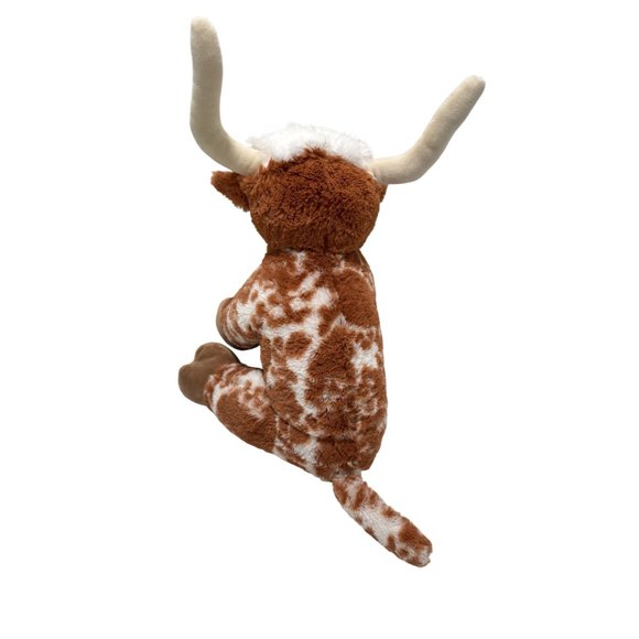 Build A Bear Spotted Longhorn Bull Steer Cow University of Texas Plush - Picture 4 of 7